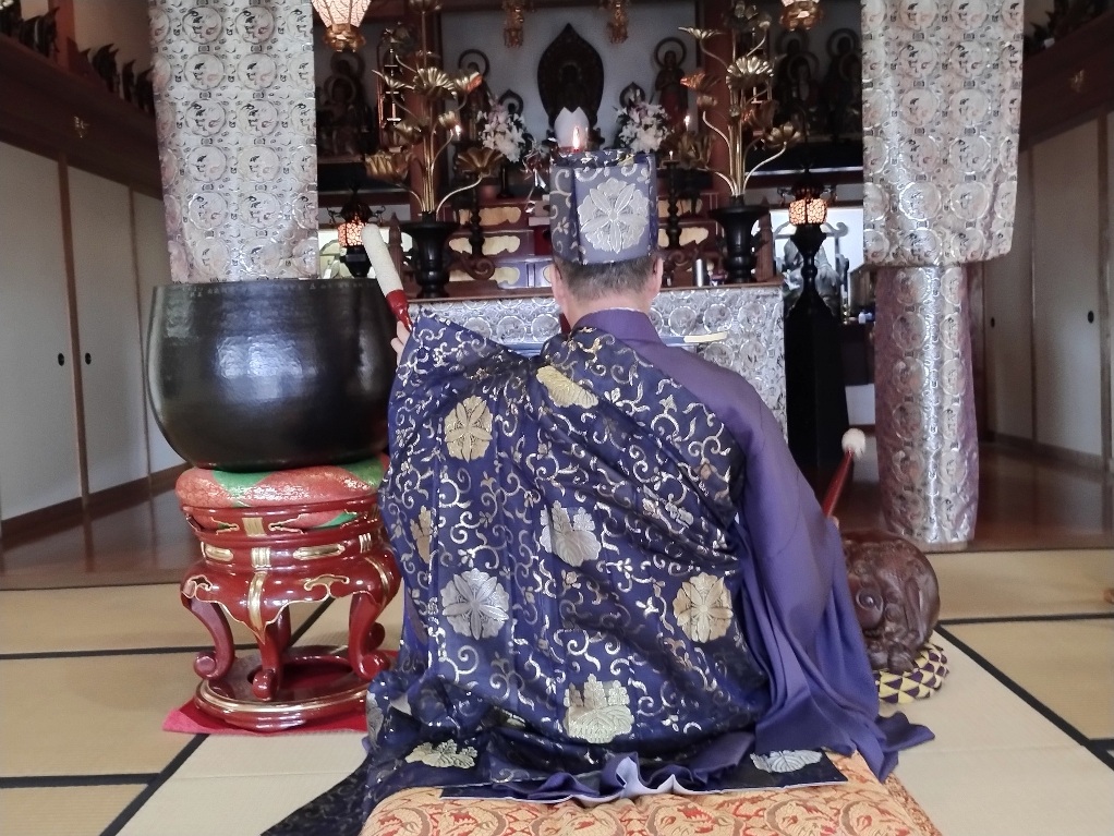 2024-10-08 高岡市「宗圓寺」で戒名の受渡式